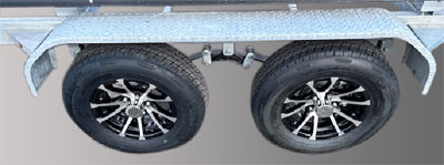 14" aluminum rims