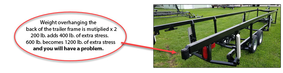 crank center lift pontoon boat trailer