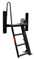 Deluxe winch stand for pontoon trailer