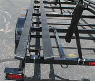 elliptical tube pontoon trailer