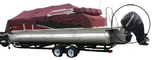 Haris 250 pontoon boat on PT-26T trailer