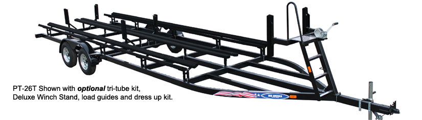 Tandem Axle Pontoon Trailer