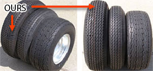 trailers for pontoon tires