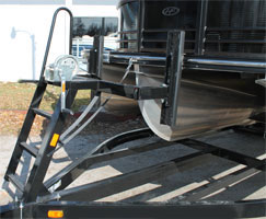 Harris pontoon boat front