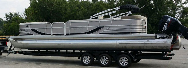 home made pontoon boat