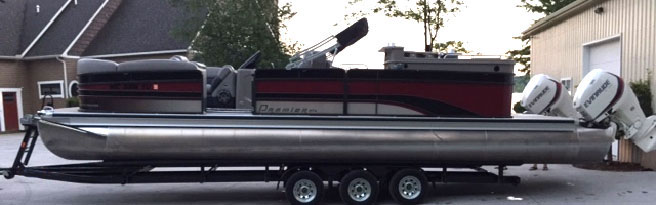 home made pontoon boat